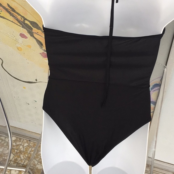 Plus Size Lattice See Through Cutwork One Piece - Picture 6 of 8